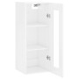 Armario de pared blanco brillante 34,5x34x90 cm de , Aparadores - Ref: Foro24-828926, Precio: 55,18 €, Descuento: %