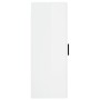 Armario de pared blanco brillante 34,5x34x90 cm de , Aparadores - Ref: Foro24-828926, Precio: 55,18 €, Descuento: %