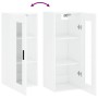 Armario de pared blanco brillante 34,5x34x90 cm de , Aparadores - Ref: Foro24-828926, Precio: 55,18 €, Descuento: %