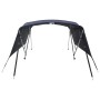 Toldo bimini 4 arcos con paredes laterales 243x(200-213)x137 cm von , Aufbewahrungsabdeckungen für Boote - Ref: Foro24-94832,...
