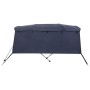 Toldo bimini 4 arcos con paredes laterales 243x(200-213)x137 cm von , Aufbewahrungsabdeckungen für Boote - Ref: Foro24-94832,...