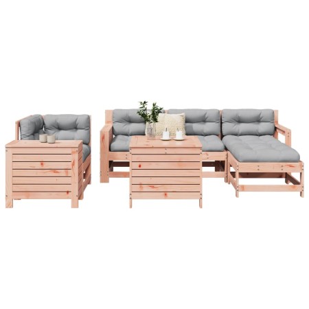Juego de sofás de jardín 7 pzas madera maciza de abeto Douglas by , Garden sets - Ref: Foro24-3250542, Price: 478,99 €, Disco...
