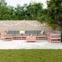 Juego de sofás de jardín 10 pzas madera maciza de abeto Douglas by , Garden sets - Ref: Foro24-3250638, Price: 611,35 €, Disc...