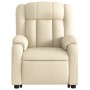 Sillón eléctrico reclinable elevable de tela color crema by , Armchairs - Ref: Foro24-3205349, Price: 339,93 €, Discount: %