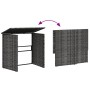 Sofá de jardín en forma de L con mesa y cojines ratán PE gris von , Gartensets - Ref: Foro24-362348, Preis: 234,75 €, Rabatt: %