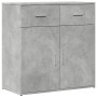 Aparadores 2 uds madera de ingeniería gris hormigón 79x38x80 cm by , Sideboards - Ref: Foro24-3276619, Price: 199,13 €, Disco...