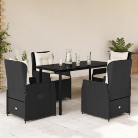 Set de muebles jardín 5 pzas con cojines ratán sintético negro von , Gartensets - Ref: Foro24-3262835, Preis: 559,43 €, Rabat...