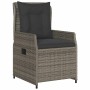 Set comedor de jardín 3 piezas con cojines ratán sintético gris von , Gartensets - Ref: Foro24-3262854, Preis: 394,08 €, Raba...