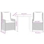 Set comedor de jardín 3 piezas con cojines ratán sintético gris de , Conjuntos de jardín - Ref: Foro24-3262861, Precio: 368,4...