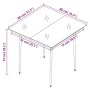 Set comedor de jardín 5 piezas y cojines ratán sintético marrón von , Gartensets - Ref: Foro24-3262972, Preis: 486,43 €, Raba...