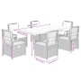 Set comedor de jardín 7 pzas con cojines ratán sintético beige von , Gartensets - Ref: Foro24-3263004, Preis: 843,87 €, Rabat...