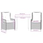 Set comedor de jardín 3 pzas cojines ratán sintético gris claro von , Gartensets - Ref: Foro24-3263027, Preis: 295,74 €, Raba...