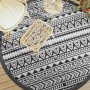 Alfombra de exterior ARAKIL negra Ø200 cm PP von , Outdoor-Protektoren - Ref: Foro24-368516, Preis: 43,26 €, Rabatt: %