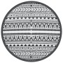 Alfombra de exterior ARAKIL negra Ø200 cm PP von , Outdoor-Protektoren - Ref: Foro24-368516, Preis: 43,26 €, Rabatt: %