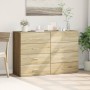 Aparadores 2 uds madera de ingeniería roble Sonoma 60x39x80 cm von , Sideboards - Ref: Foro24-3276625, Preis: 203,51 €, Rabat...