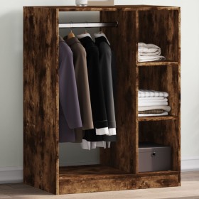 Armario de madera de ingeniería roble ahumado 77x48x102 cm von , Kommoden-Organizer und Bar-Kleiderbügel - Ref: Foro24-840811...