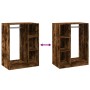 Armario de madera de ingeniería roble ahumado 77x48x102 cm von , Kommoden-Organizer und Bar-Kleiderbügel - Ref: Foro24-840811...