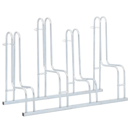 Soporte para 4 bicicletas suelo independiente acero galvanizado von , Sockel und Stützen zum Abstellen von Fahrrädern - Ref: ...