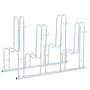 Soporte para 4 bicicletas suelo independiente acero galvanizado von , Sockel und Stützen zum Abstellen von Fahrrädern - Ref: ...