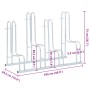 Soporte para 4 bicicletas suelo independiente acero galvanizado von , Sockel und Stützen zum Abstellen von Fahrrädern - Ref: ...