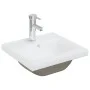 Cabinet with glossy white agglomerate sink by vidaXL, bathroom vanities - Ref: Foro24-3071267, Price: 152,11 €, Discount: %