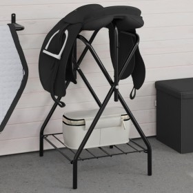 Soporte de montura plegable de pie independiente hierro negro von , Sattelzubehör - Ref: Foro24-172440, Preis: 76,08 €, Rabat...