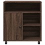 Soporte para impresora con ruedas marrón roble 60x50x67 cm von , Drucker unterstützt - Ref: Foro24-840631, Preis: 92,02 €, Ra...