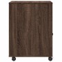 Soporte para impresora con ruedas marrón roble 60x50x67 cm von , Drucker unterstützt - Ref: Foro24-840631, Preis: 92,02 €, Ra...