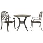 Mesa y sillas de bistró 3 piezas aluminio fundido color bronce by , Garden sets - Ref: Foro24-3216322, Price: 577,57 €, Disco...