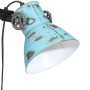 Lámpara de pie azul desgastado 25 W E27 25x25x90/140 cm by , Lamps - Ref: Foro24-371846, Price: 124,52 €, Discount: %