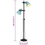Lámpara de pie azul desgastado 25 W E27 25x25x90/140 cm by , Lamps - Ref: Foro24-371846, Price: 124,52 €, Discount: %