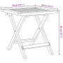 Sillas de jardín plegables con mesa 2 uds madera maciza roja von , Gartenstühle - Ref: Foro24-3214220, Preis: 139,78 €, Rabat...