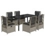 Set comedor jardín 7 pzas y cojines ratán sintético gris claro von , Gartensets - Ref: Foro24-3263038, Preis: 703,71 €, Rabat...