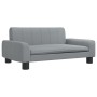Sofá para niños de tela gris claro 70x45x30 cm by , Baby and Toddler Furniture - Ref: Foro24-3196269, Price: 78,66 €, Discoun...