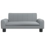 Sofá para niños de tela gris claro 70x45x30 cm by , Baby and Toddler Furniture - Ref: Foro24-3196269, Price: 78,66 €, Discoun...