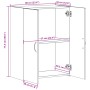 Armario archivador madera ingeniería roble ahumado 60x32x77,5cm by , Filing cabinets - Ref: Foro24-840769, Price: 58,65 €, Di...