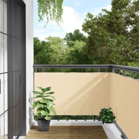 Pantalla de privacidad de balcón PVC crema 800x90 cm de , Paneles de vallas - Ref: Foro24-4005449, Precio: 30,19 €, Descuento: %