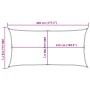 Toldo de vela poliéster oxford 100% gris claro 4,5x3 m de , Sombrillas - Ref: Foro24-4000546, Precio: 48,06 €, Descuento: %