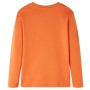 Camiseta infantil de manga larga naranja oscuro 128 de , Camisetas para niños - Ref: Foro24-13177, Precio: 13,30 €, Descuento: %