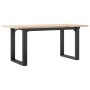 Mesa de centro marco O madera maciza pino y acero 90x40x35 cm von , Küchen- und Esstische - Ref: Foro24-3282664, Preis: 68,47...