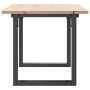 Mesa de centro marco O madera maciza pino y acero 90x40x35 cm von , Küchen- und Esstische - Ref: Foro24-3282664, Preis: 68,47...