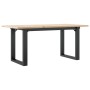 Mesa de centro marco O madera maciza pino y acero 90x40x35 cm von , Küchen- und Esstische - Ref: Foro24-3282664, Preis: 68,47...