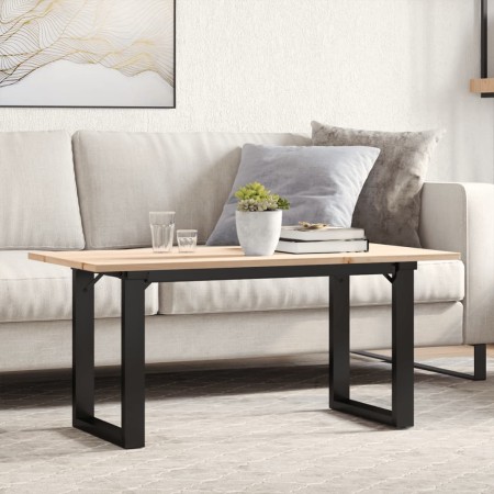 Mesa de centro marco O madera maciza pino y acero 100x50x45 cm von , Küchen- und Esstische - Ref: Foro24-3282666, Preis: 80,8...