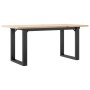 Mesa de centro marco O madera maciza pino y acero 100x50x45 cm von , Küchen- und Esstische - Ref: Foro24-3282666, Preis: 80,8...