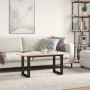 Mesa de centro marco O madera maciza pino y acero 100x50x45 cm von , Küchen- und Esstische - Ref: Foro24-3282666, Preis: 80,8...