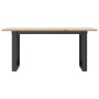 Mesa de centro marco O madera maciza pino y acero 100x50x45 cm von , Küchen- und Esstische - Ref: Foro24-3282666, Preis: 80,8...
