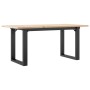 Mesa de centro marco O madera maciza pino y acero 100x50x45 cm von , Küchen- und Esstische - Ref: Foro24-3282666, Preis: 80,8...