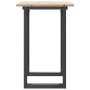Mesa de comedor marco O madera maciza pino y acero 80x50x75 cm von , Küchen- und Esstische - Ref: Foro24-3282672, Preis: 79,0...