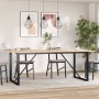 Mesa de comedor marco O madera maciza pino y acero 200x100x75cm von , Küchen- und Esstische - Ref: Foro24-3282679, Preis: 189...