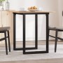 Mesa de comedor marco O madera maciza pino y acero 60x60x75 cm von , Küchen- und Esstische - Ref: Foro24-3282670, Preis: 85,7...